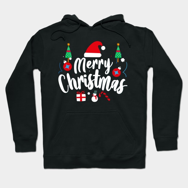 Christmas Hangouts Hoodie by designdaking